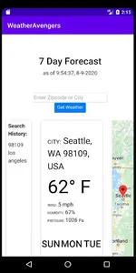 WeatherAvengers screenshot 0