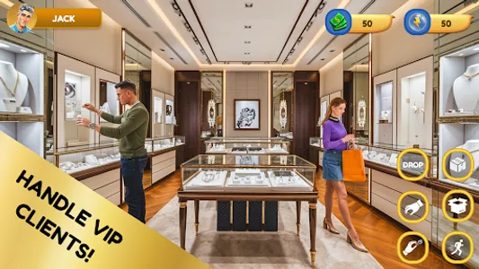 Gold Jewelry shop simulator 3D screenshot 3