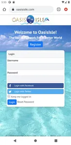 OasisIsle Social Network screenshot 1