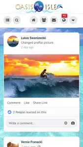 OasisIsle Social Network screenshot 3