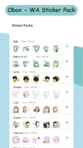 Obox - WA Sticker Pack screenshot 1