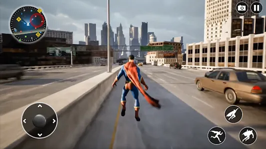 Flying Superhero Crime City screenshot 1