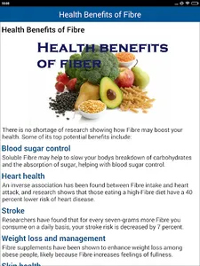 Dietary Fiber Food Sources hel screenshot 21