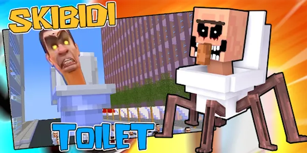 Skibidi toilet mod mcpe screenshot 0