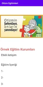 Kayseri Otizm Eğitim Kurumları screenshot 10