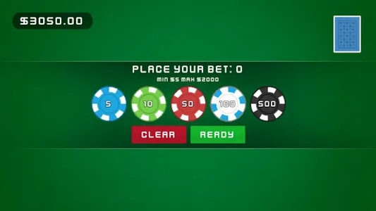 Blackjack 21 screenshot 0