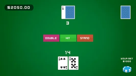 Blackjack 21 screenshot 1