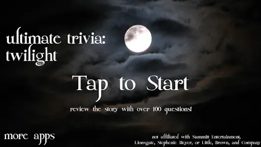 Ultimate Twilight Trivia screenshot 0