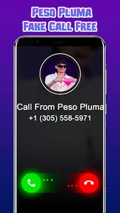 Peso Pluma Prank Fun Call screenshot 1