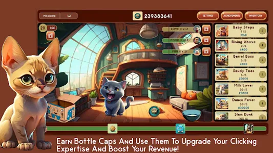 Clicky Cats - Idle Clicker screenshot 0