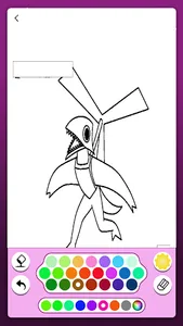 Rainbow Coloring Friends 2 App screenshot 2