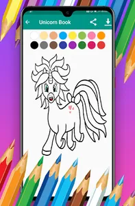 Unicorn Coloring  Book screenshot 1