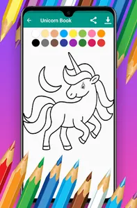 Unicorn Coloring  Book screenshot 4