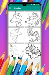 Unicorn Coloring  Book screenshot 9