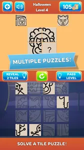 4 Tiles Puzzle screenshot 1