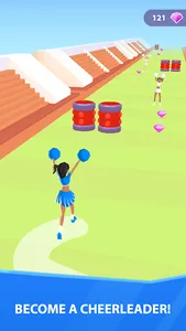 Cheerleader Run 3D screenshot 0