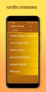 Political Science GK in hindi screenshot 0