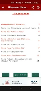 Nama-Nama Indah Bayi Muslim screenshot 14