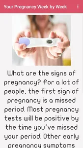 Pregnancy Week by Week screenshot 2