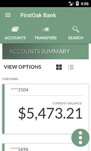 FirstOak Bank screenshot 1