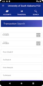 Univ. of South Alabama FCU screenshot 3