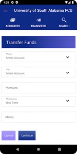 Univ. of South Alabama FCU screenshot 4
