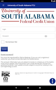 Univ. of South Alabama FCU screenshot 5