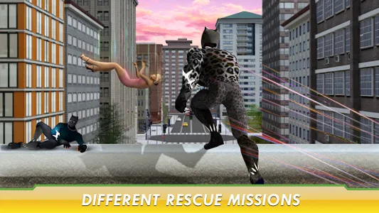 Flying hero city rescue screenshot 6