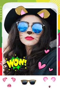 Snap photo face camera filter screenshot 0