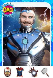 Superhero photo editor screenshot 0