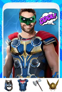Superhero photo editor screenshot 1