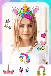 Unicorn photo editor camera screenshot 0