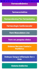 Questões de Farmacologia screenshot 1