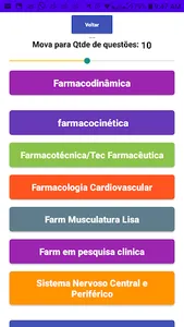 Questões de Farmacologia screenshot 3