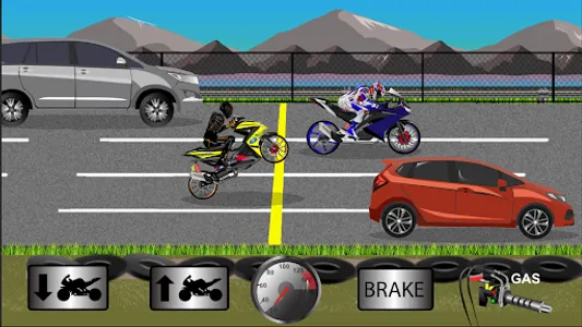 Indonesia Drag Bike Racing screenshot 0