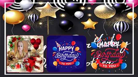 Birthday Photo Frame-Card Makr screenshot 0