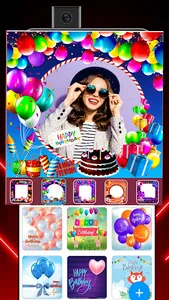Birthday Photo Frame-Card Makr screenshot 1