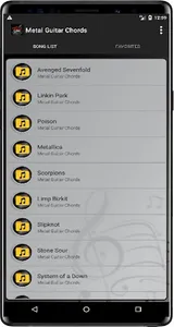 Metal Guitar Chords - offline screenshot 2