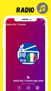 Radio Rai 1 Diretta Italia screenshot 0