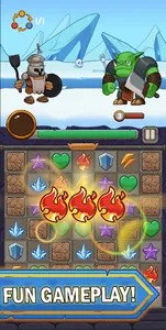 Knight Quest: Match-3 RPG screenshot 1