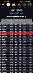 Ramadan 2022 : prayer times screenshot 0