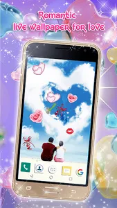 Romantic Live Wallpaper screenshot 1