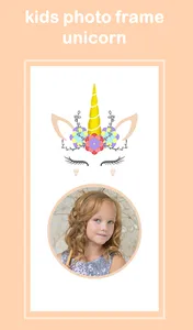 kids photo frame unicorn screenshot 6