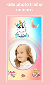 kids photo frame unicorn screenshot 7