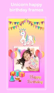 kids photo frame unicorn screenshot 8