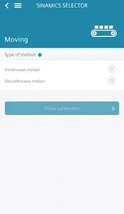 SINAMICS SELECTOR screenshot 7