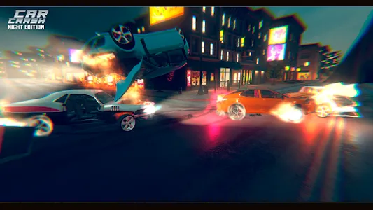 Night Car Crash Open City screenshot 1