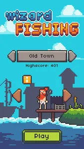 Wizard Fishing: Fantasy Pixel  screenshot 0