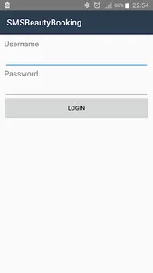 Beauty Booking SMS screenshot 1