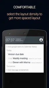 Calendar Status screenshot 2